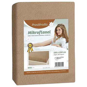 

Bellatex Prostěradlo Mikroflanel 90 × 200 19/017 hnědá