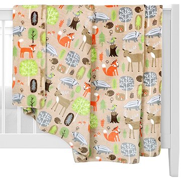 

BELLATEX Ella 2513/133 100 × 150 cm, lesní zvířátka
