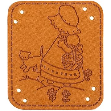 

BELLATEX G - nášivka - Hand Made kožená 40 × 35 mm holčička