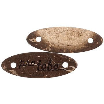 

BELLATEX Nášivka "pro tebe" kokosová 28 × 10 mm 401162 - sada 2 ks
