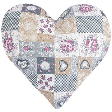 

BELLATEX Srdce Dita 3223/408 cca 42 × 40 cm srdce patchwork