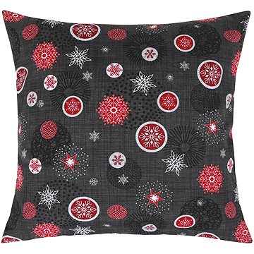 

BELLATEX Vánoce polštářek 40 × 40 cm 55 / 121 vánoční ozdoby šedé