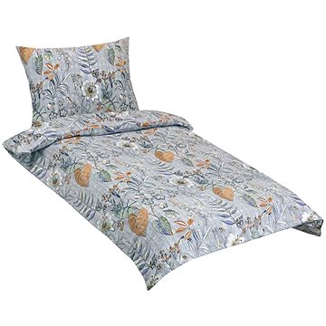 

BELLATEX Povlečení krep 80 / 763 listí fialové 140 × 200, 70 × 90