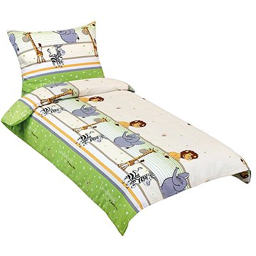

BELLATEX Povlečení Junior KREP 80/035 safari zelené 140 × 200, 70 × 90
