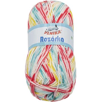 

Bellatex Příze Rozárka 100g - 43 žlutá, modrá, červená
