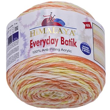 

BELLATEX s.r.o. Příze Everyday Batik 140 g - 74203 oranžová, žlutá, bílá