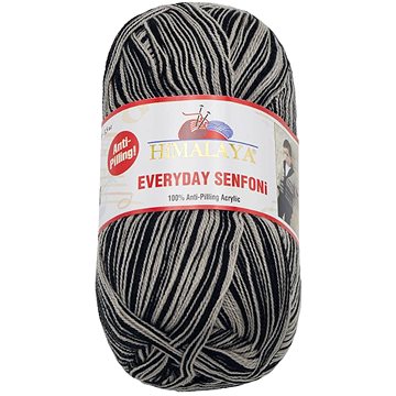 

BELLATEX s.r.o. Příze Everyday Senfoni 100 g - 71028-47 černá, béžová