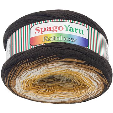 

Bellatex Příze SpagoYarn Rainbow 250 g - 3 hnědá, hořčicová