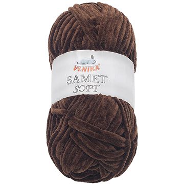

Vlnika Příze Samet Soft 100 g - 265 hnědá