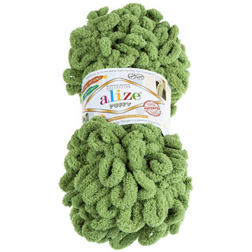 

BELLATEX Příze Puffy 100 g - 485 mechová zelená