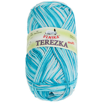 

BELLATEX Příze Terezka multi 50 g - 252 bílá, modrá, tyrkysová
