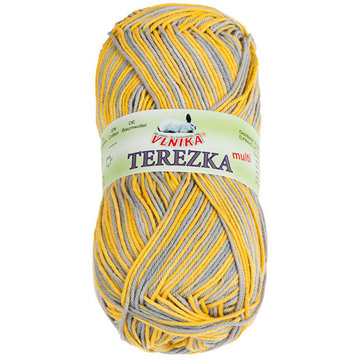 

BELLATEX Příze Terezka multi 50 g - 262 hořčicová, šedá