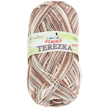 

BELLATEX Příze Terezka multi 50 g - 254 bílá, hnědá, šedá