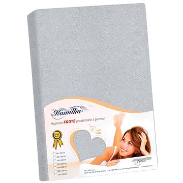 

BELLATEX Froté prostěradlo 200 × 220, středně šedé