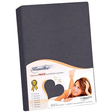 

BELLATEX Froté prostěradlo 140 × 200, grafitové