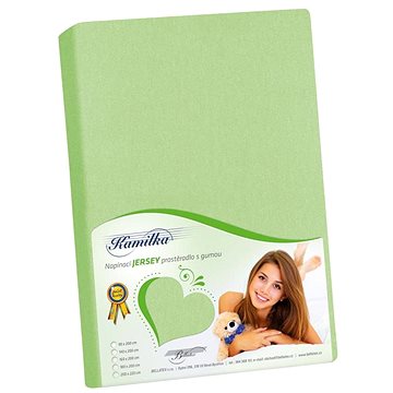 

BELLATEX JERSEY prostěradlo 160 × 200, jarně zelené