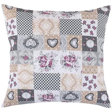 

Bellatex Dita povláček 55/408, motiv patchwork love