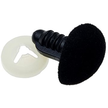 

BELLATEX G - očička nebo čumáček - prům. 5 mm - černý - 10 ks