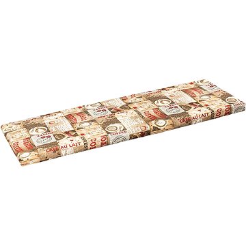 

BELLATEX Sedák na lavici 34 / 560 hladký na zip 40 × 140 zrnková káva