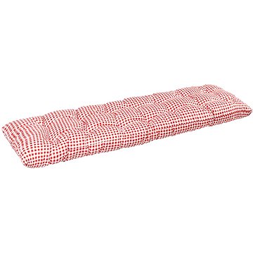 

BELLATEX Sedák na lavici 41 / 609 prošívaný 40 × 120 kostička červená