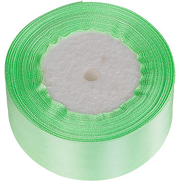 BELLATEX saténová 40mm / 22.5m světle zelená