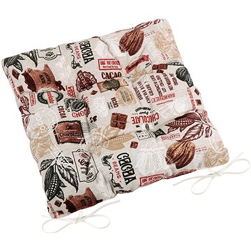 

BELLATEX Sedák EMA 41/563 prošívaný 40 × 40 cm Kakao