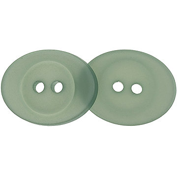 

Knoflíky Žirovnice Knoflík 16 × 18 mm oválek zelený 44610B sada 6 ks