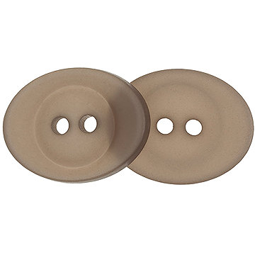 

Knoflíky Žirovnice Knoflík 16 × 18 mm oválek hnědý 44610C sada 6 ks