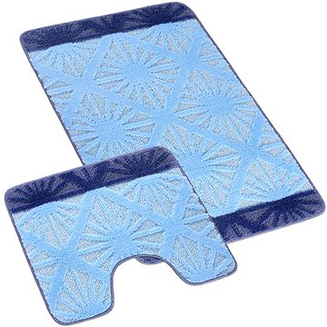 

Bellatex Sada Bany 60 × 100 cm + 60 × 50 cm 810/003 vzor paprsky modré
