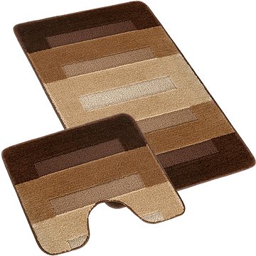 

Bellatex Sada Bany 60 × 100 cm + 60 × 50 cm 810/005 vzor parkety hnědé