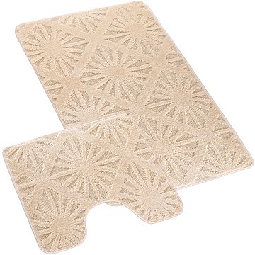 

Bellatex Sada Bany 60 × 100 cm + 60 × 50 cm 810/007 Uni paprsky smetanové