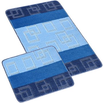 

Bellatex Sada Bany 60 × 100 cm + 60 × 50 cm 760/015 kostky modré