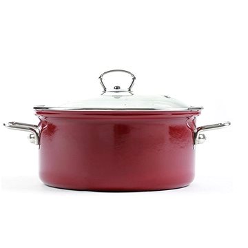 

Belis Eco-Ceramic smaltovaný rendlík se skl. Poklicí 18 cm, 2,0 l