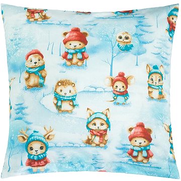 

BELLATEX VÁNOCE 40 × 40 cm 55/CH47 zvířátka v zimě