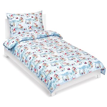 

BELLATEX Povlečení bavlna 90/CH01 skřítek na bruslích 140 × 200, 70 × 90 cm