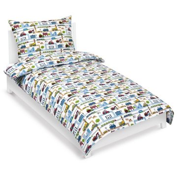 

Bellatex Povlečení Junior 90/055 město 140 × 200 cm, 70 × 90 cm