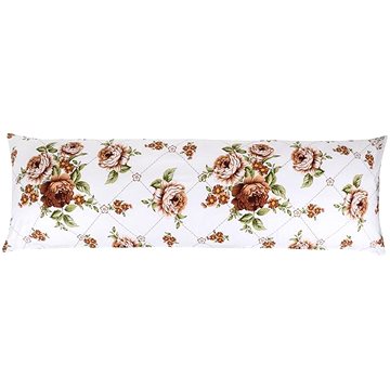 

Bellatex povlak - Náhradní manžel polštář 55×180cm 90/307 - hnědá růže