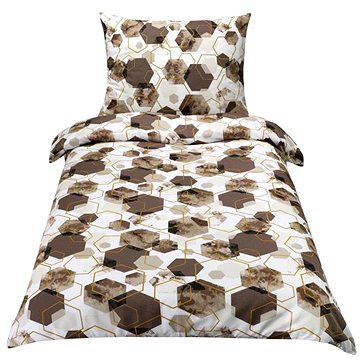 

Bellatex Hotelový program Povlečení, hnědé plástve