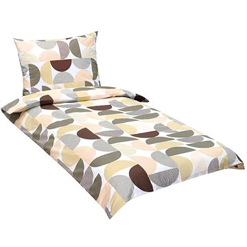 

Bellatex bavlna 90/381 hnědý půlkruh, 140 × 200, 70 × 90