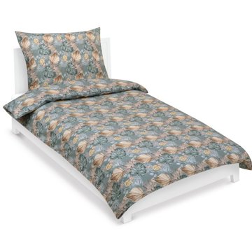 

BELLATEX Povlečení bavlna 90 / 819 monstera s růží 140 × 200, 70 × 90
