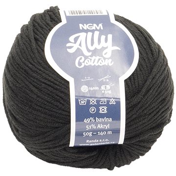 

Bellatex Ally cotton 50 g - 999 černá