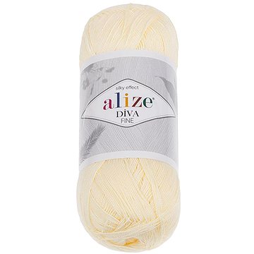 

Vlnika Diva Fine 100 g, 01 smetanová