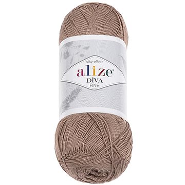 

Vlnika Diva Fine 100 g, 167 kávová