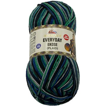 

Bellatex Himalaya Everyday Ekose 200 g - 241-09 šedá, modrá, zelená
