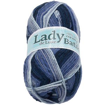 

Bellatex Lady de Luxe BATIK 100 g - 613 bílá, modrá