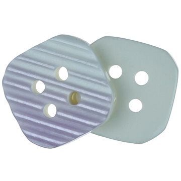 

Bellatex s.r.o. G - Knoflík 13,5mm bílý s proužky fialový 10ks
