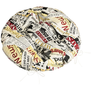 

BELLATEX Adéla Sedák 62/228 kulatý prošívaný prům. 40 cm barevné noviny