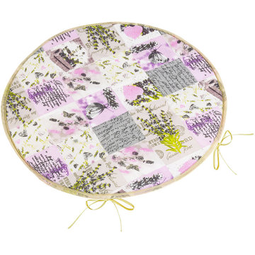 

BELLATEX Adéla Sedák 79/243 kulatý hladký prům. 40 cm patchwork lila