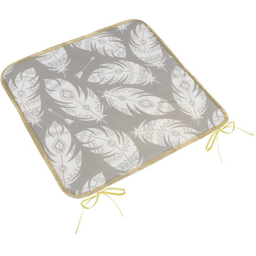 

BELLATEX Adéla Sedák 34/237 hladký 40 × 40 cm šedá pírka
