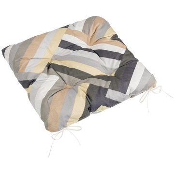 

BELLATEX Adéla Sedák 41/231 prošívaný 40 × 40 cm pruhy šedé, béžové